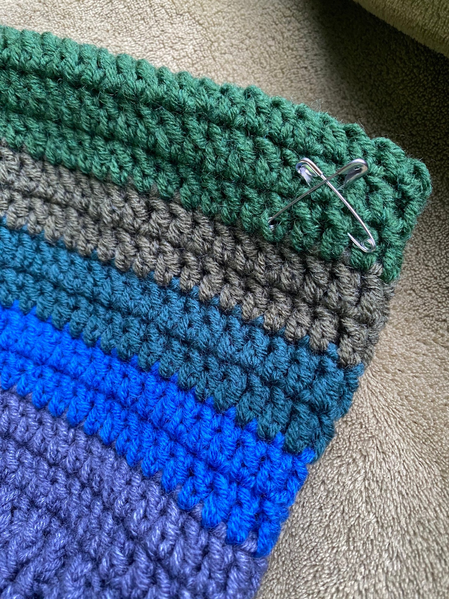 Crochet Cat Ear Beanie: Handmade Wool Blend Pin Hat