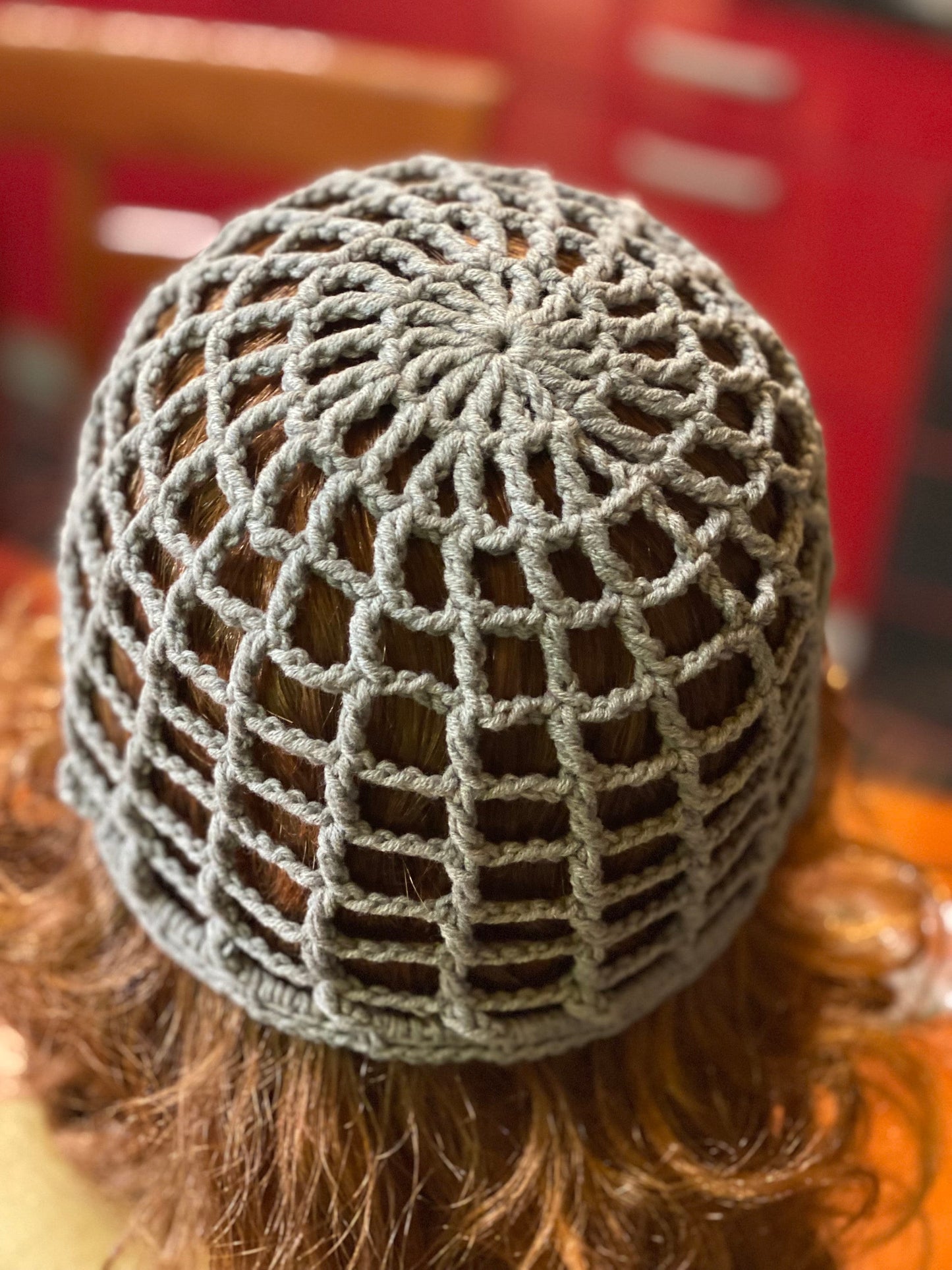 Crochet mesh beanie, netted mesh beanie, web mesh hat, handmade mesh hat, handmade gift, gift for her, crochet lace beanie