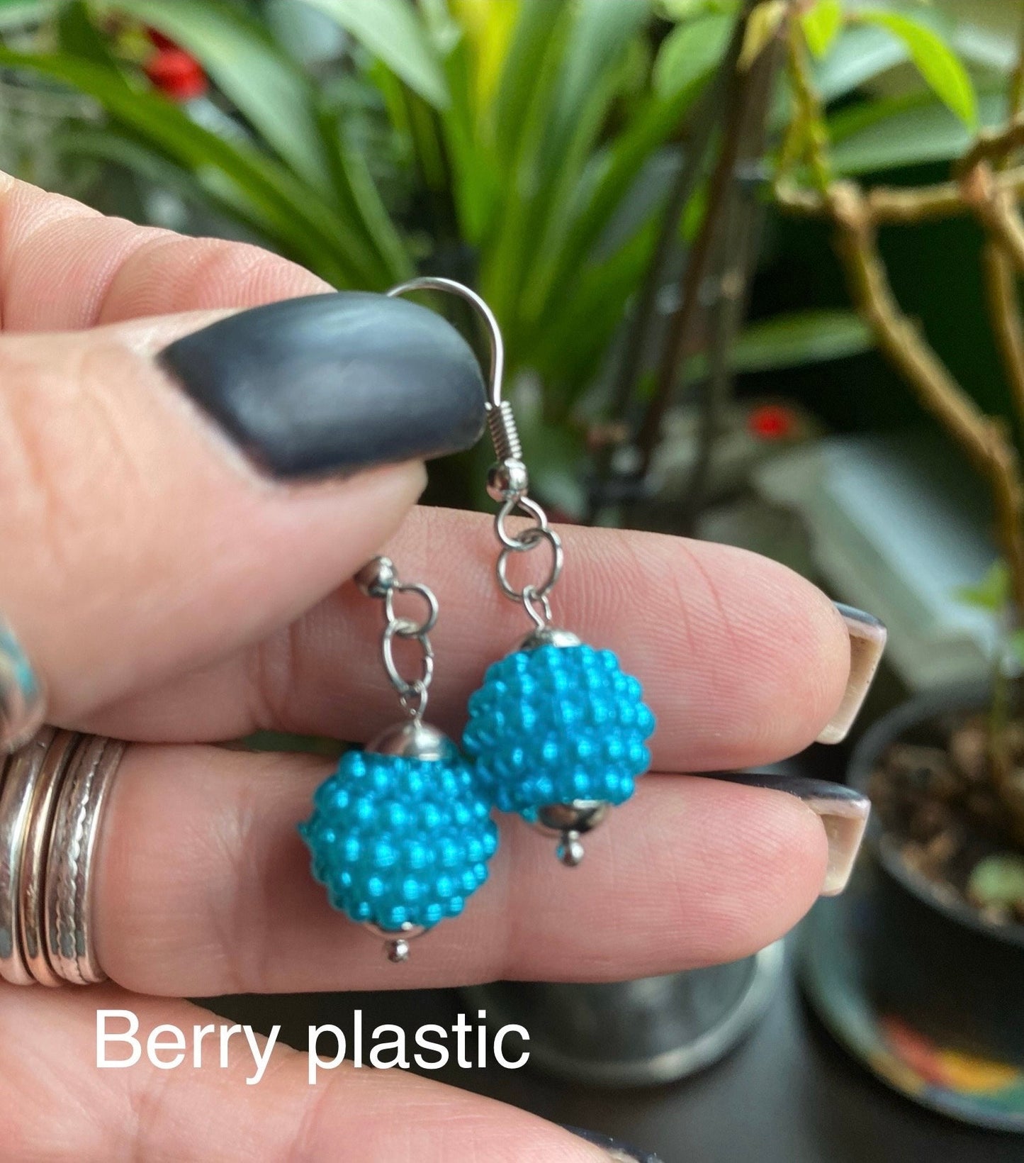 Anime earrings, handmade jewelry, gift for her, agate stone hematite, ceramic, rubber glass, red glass, cross, anime jewelry