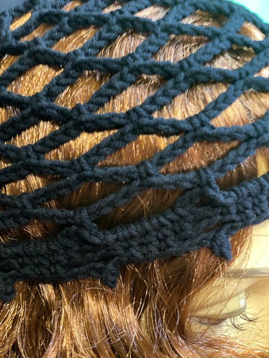 Summer Mesh beanie, crochet beanie, black crochet mesh hat, handmade mesh hat, handmade gift, gift for her, crochet web beanie, Mother’s Day