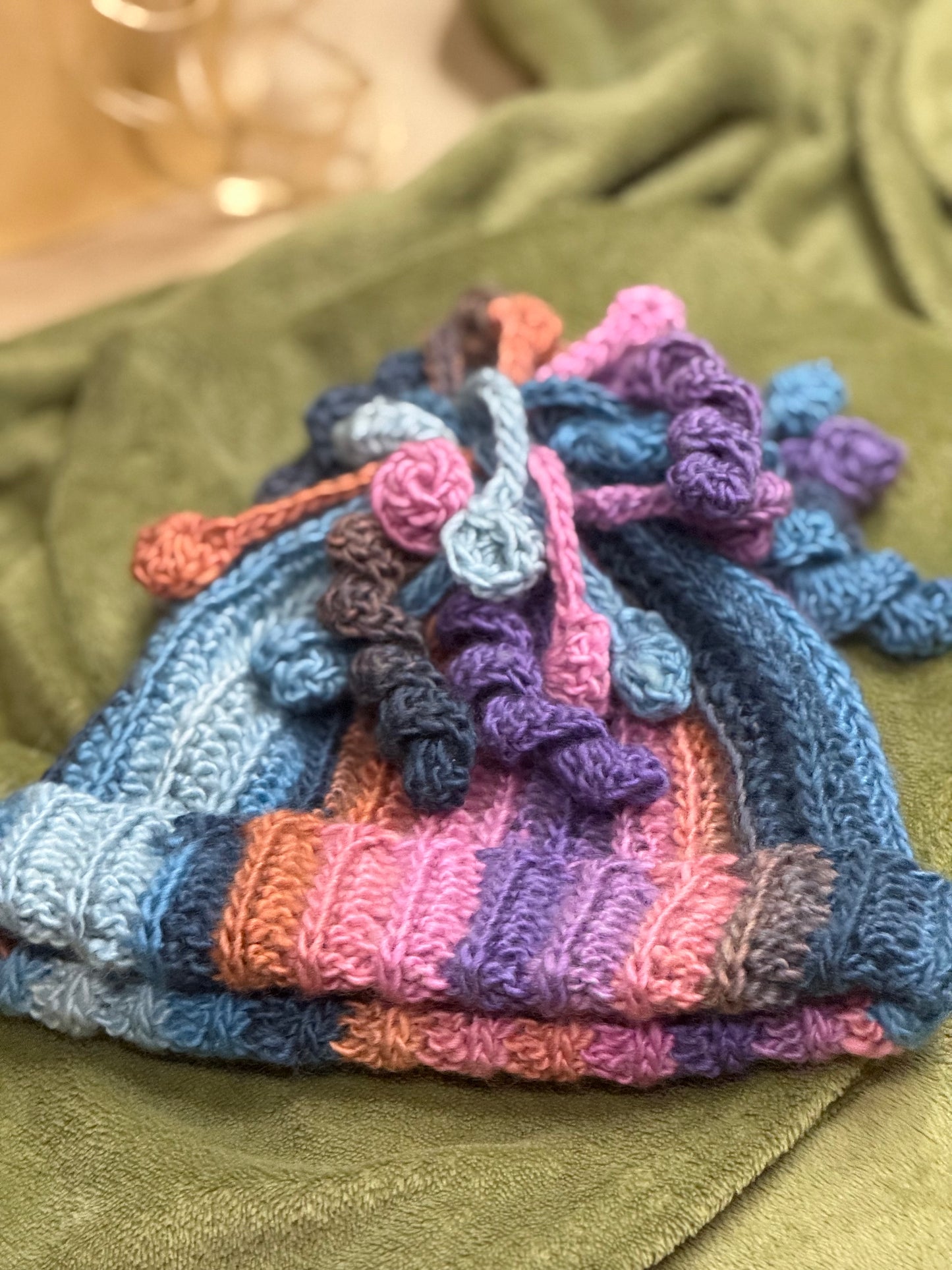 Medusa Beanie - Unique Handmade Crochet Hat with Textured Details
