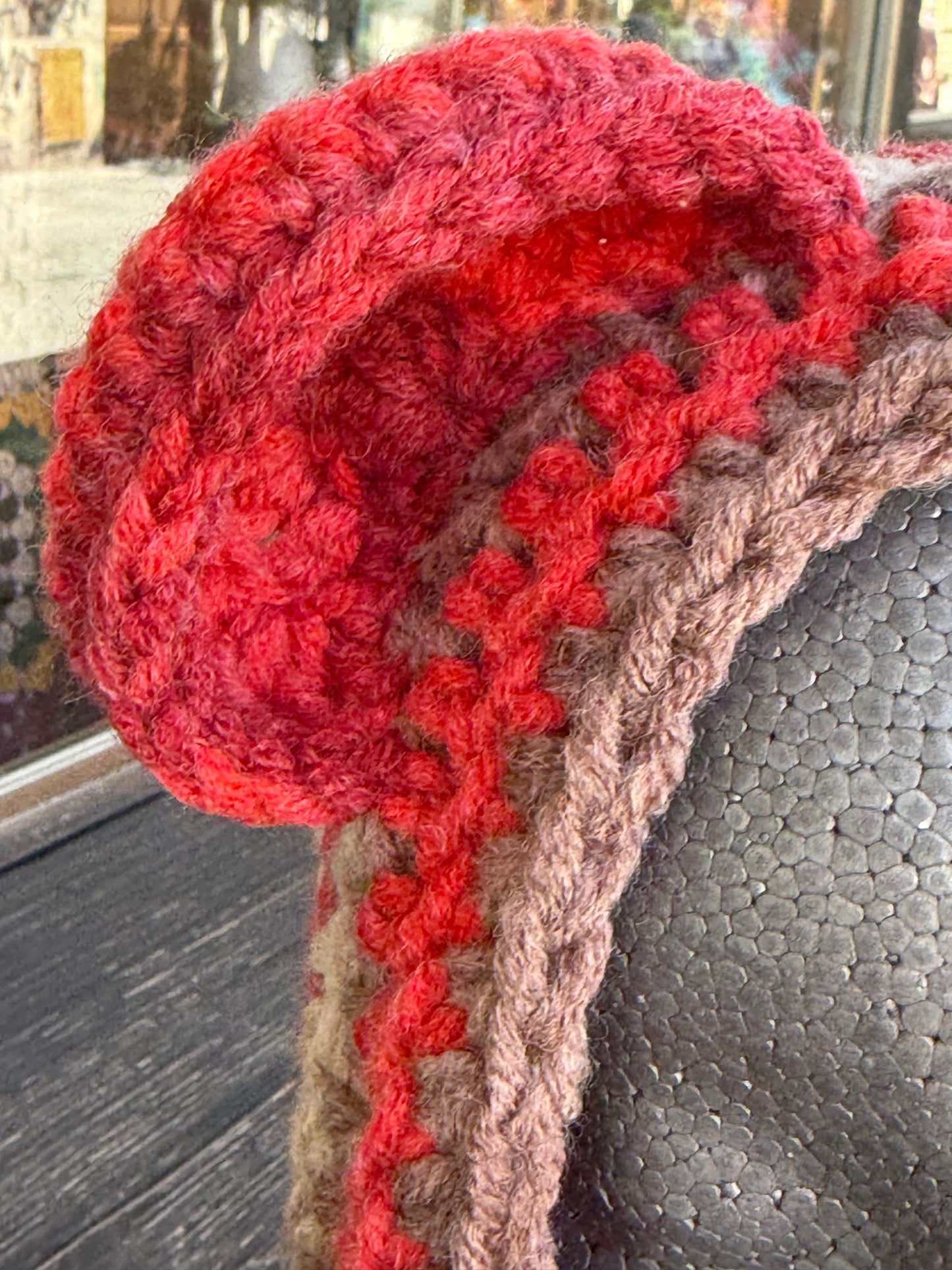 Crochet bear ears hat