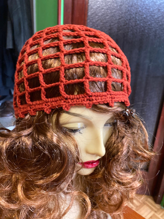 Mesh beanie, summer beanie, web mesh hat, handmade mesh hat, handmade gift, gift for her, crochet lace beanie, Mother’s Day gift