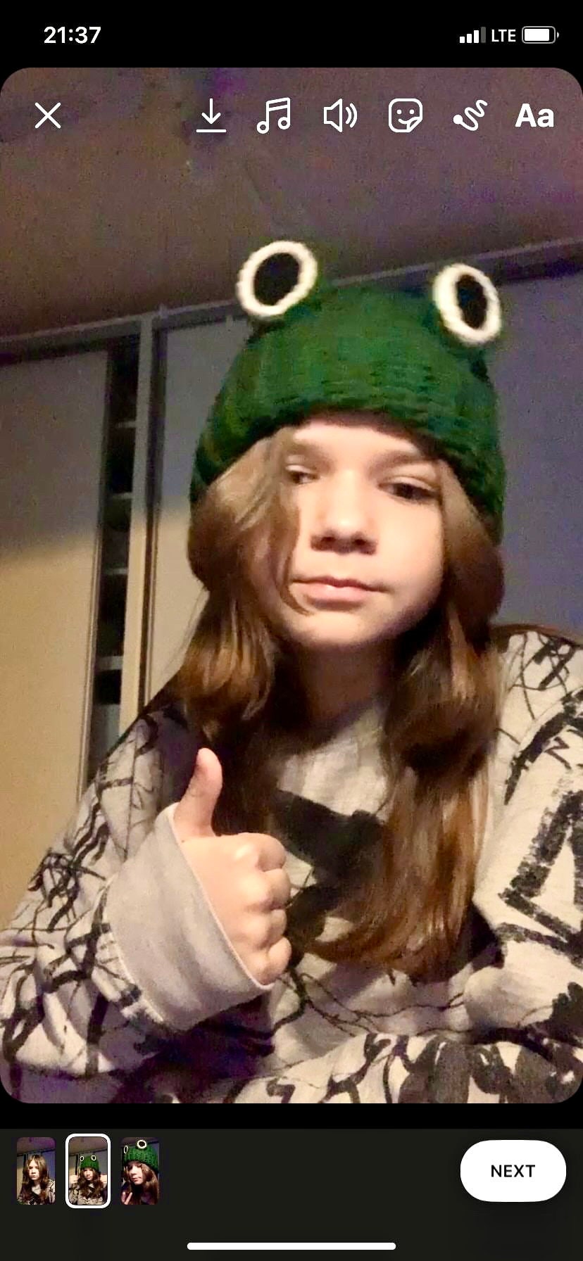 Frog beanie, crochet frog hat, alt