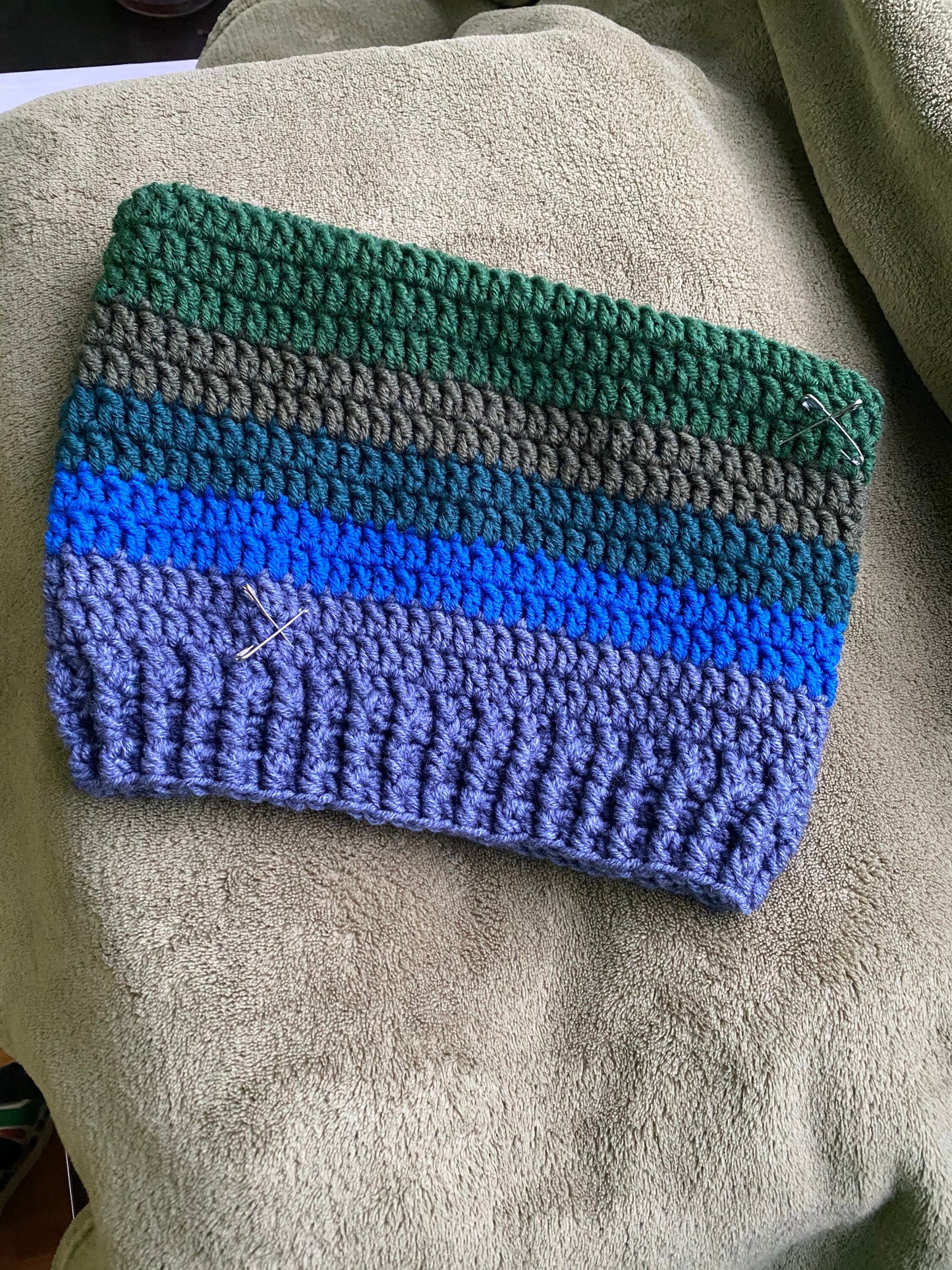 Crochet Cat Ear Beanie: Handmade Wool Blend Pin Hat