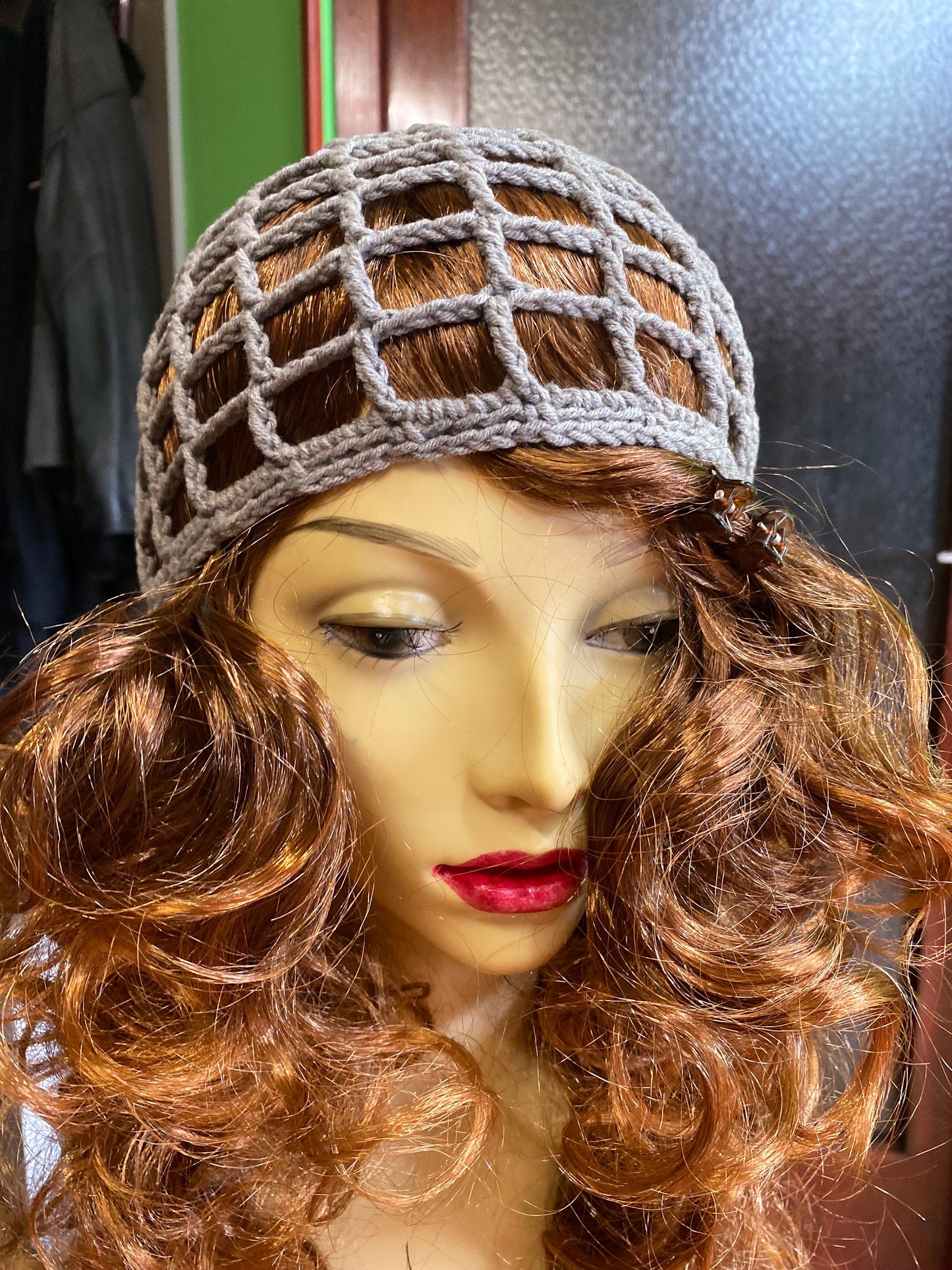 Crochet mesh beanie, netted mesh beanie, web mesh hat, handmade mesh hat, handmade gift, gift for her, crochet lace beanie