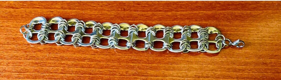 Recycled Soda Tab Earrings: Handmade Stainless Steel Jewelry