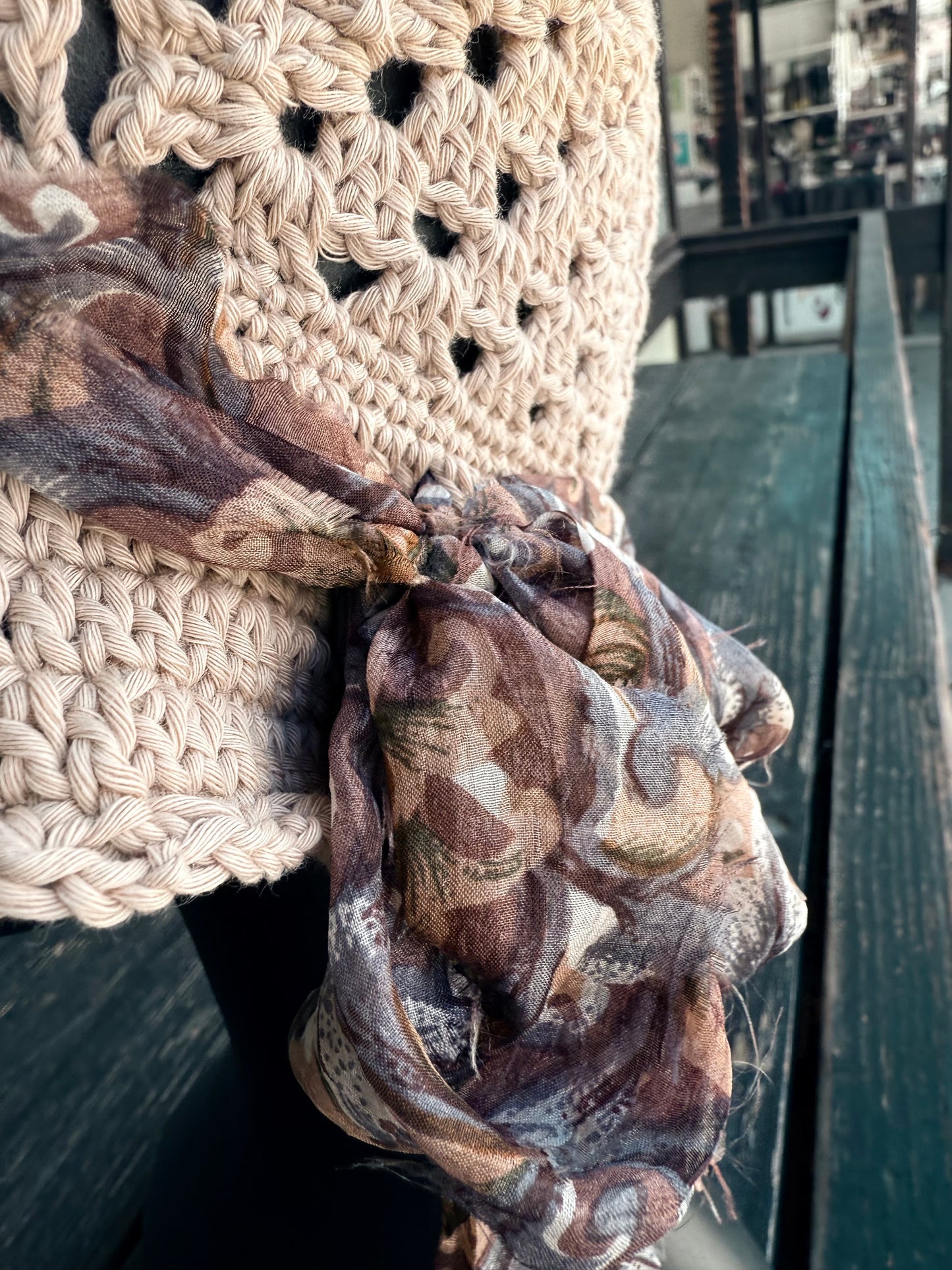 Crochet beige bucket Sun Hat,Handmade Cotton Hat, granny squere bucket hat