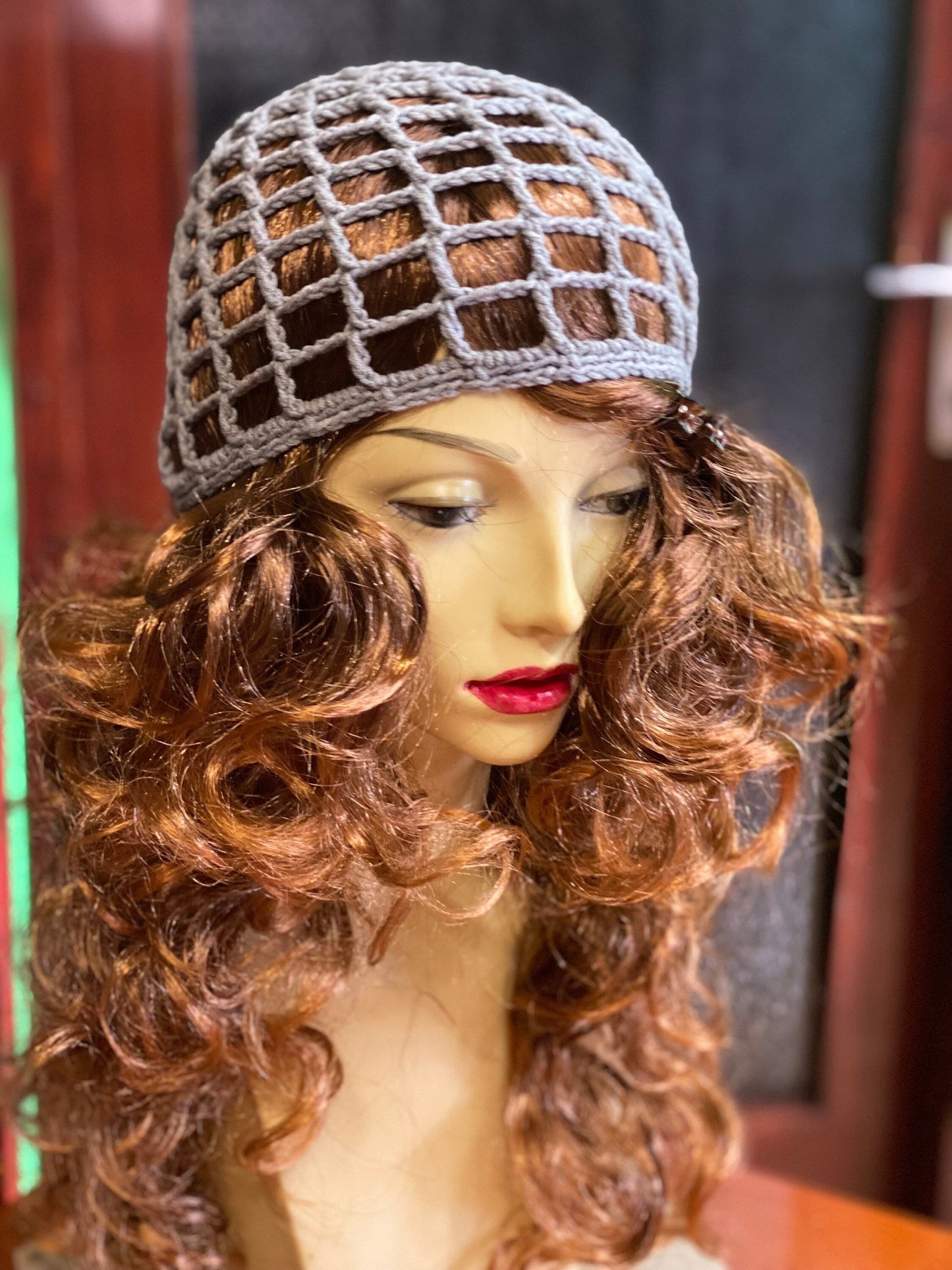 Mesh beanie, summer beanie, web mesh hat, handmade mesh hat, handmade gift, gift for her, crochet lace beanie, Mother’s Day gift