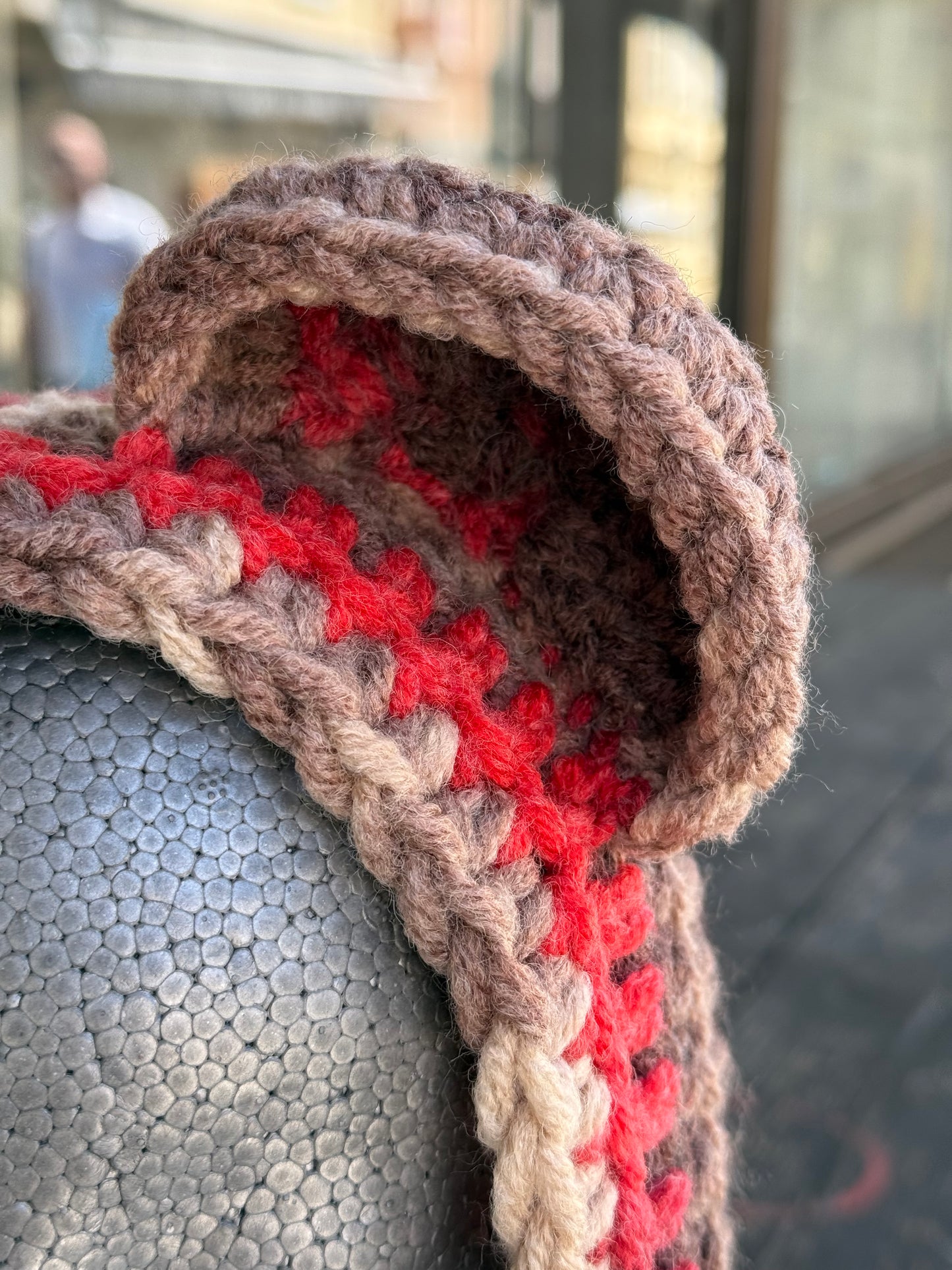 Crochet bear ears hat