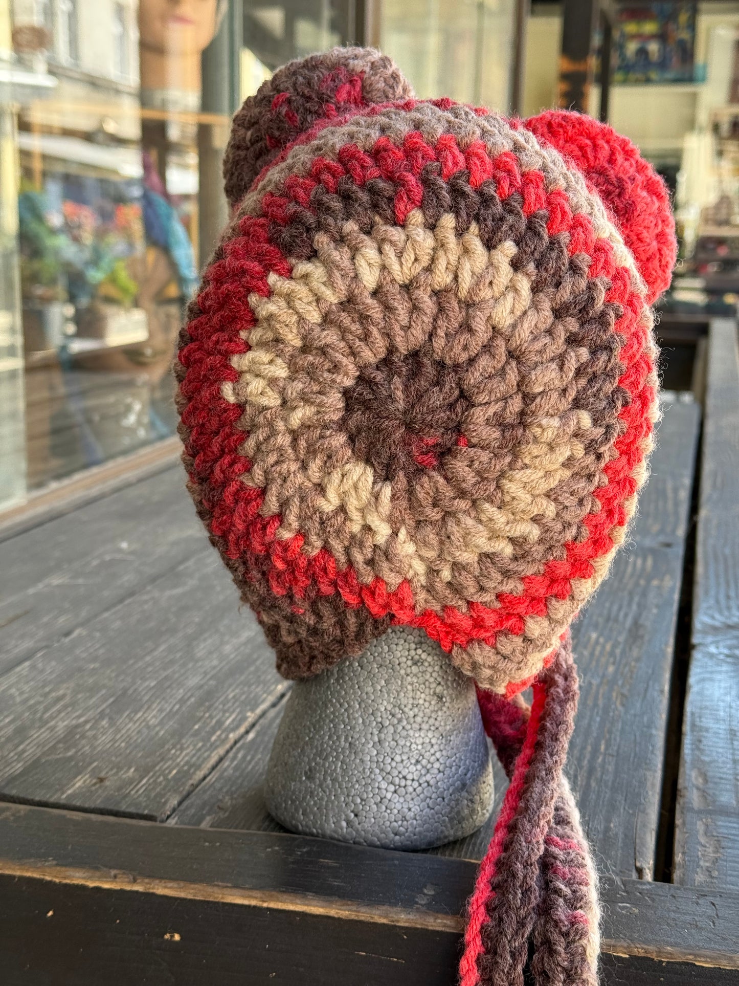 Crochet bear ears hat