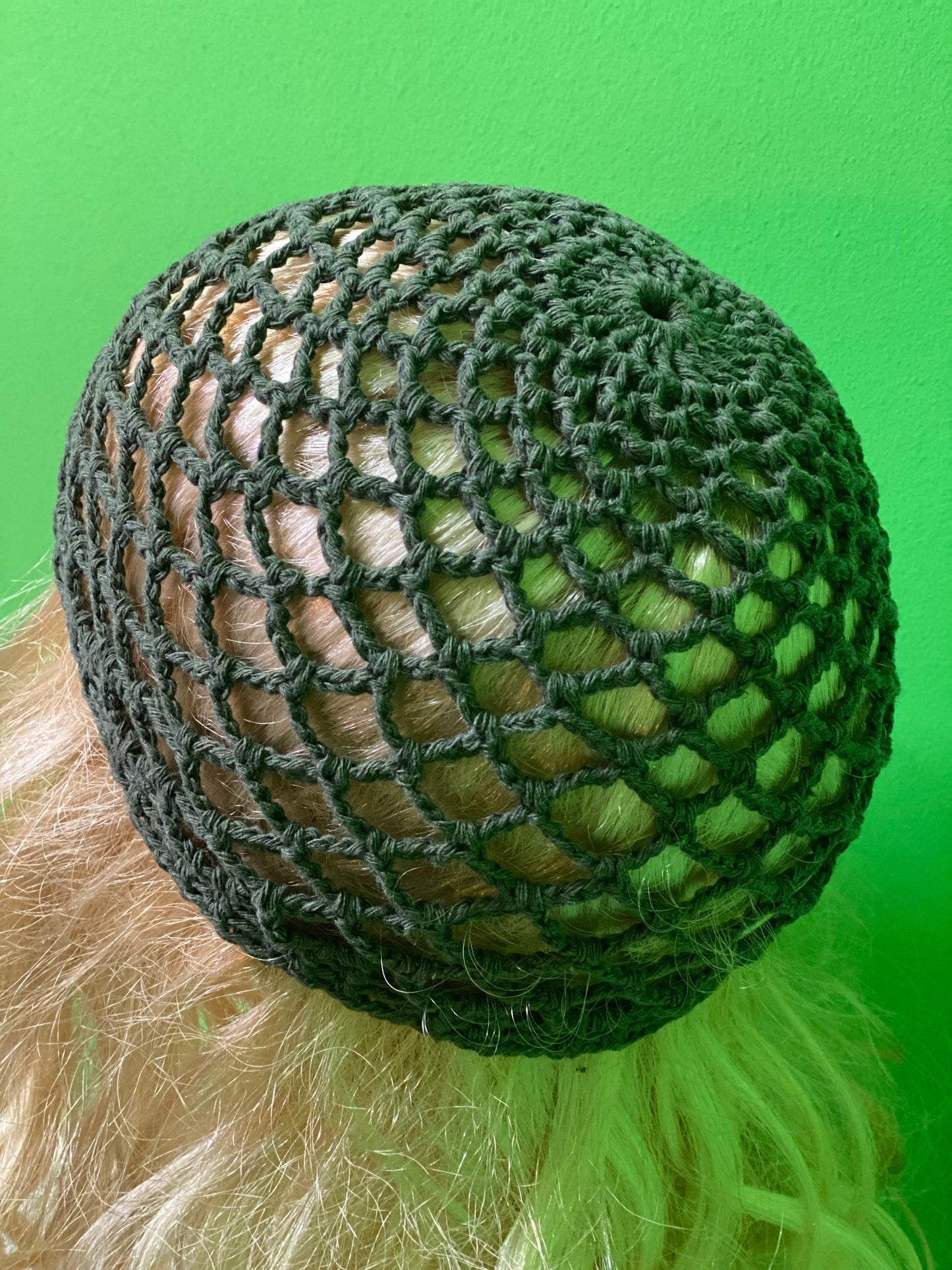 Boho Mesh Crochet Beanie – Lightweight Net Knit Hat in Multiple Colors