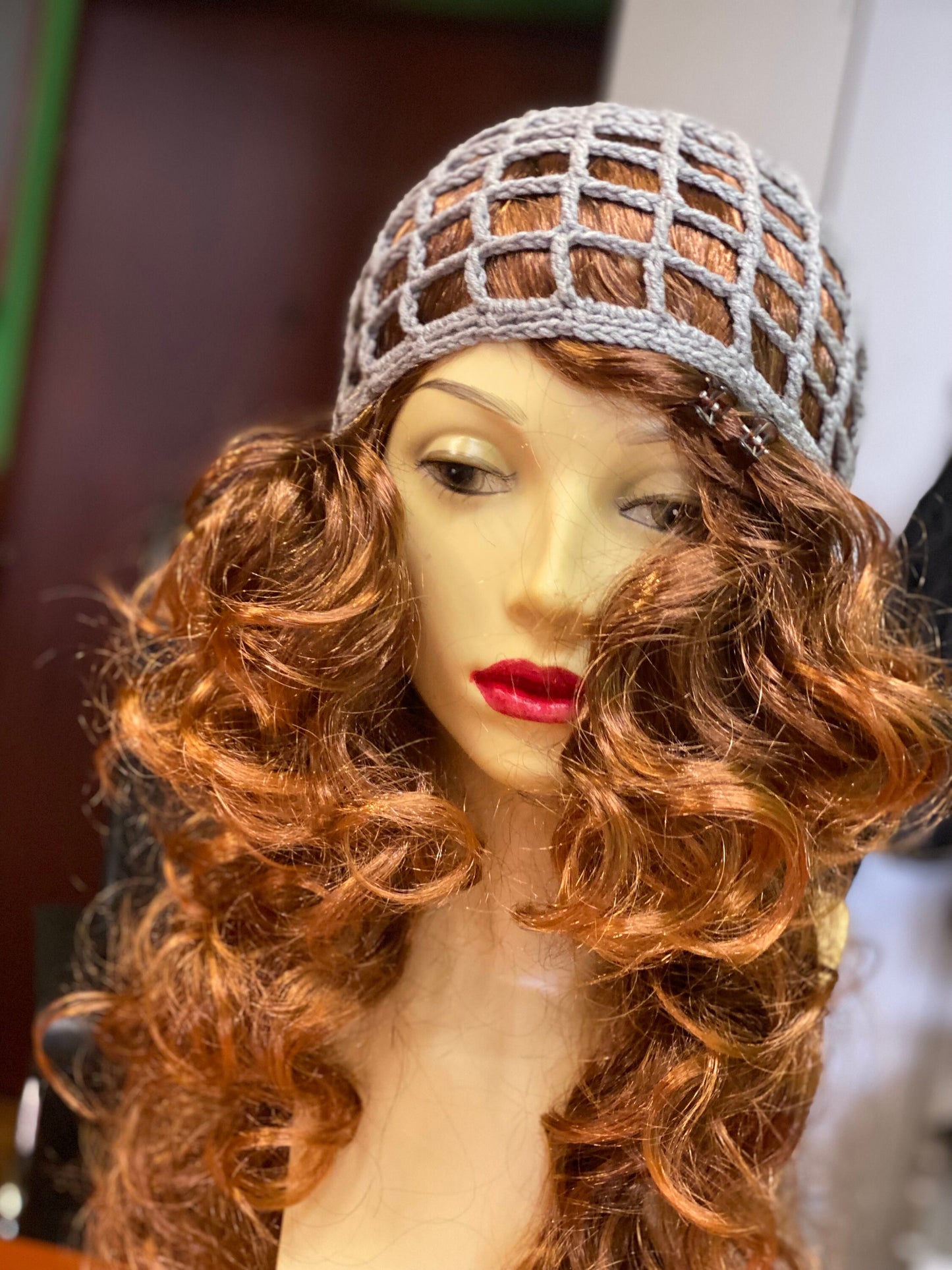 Crochet mesh beanie, netted mesh beanie, web mesh hat, handmade mesh hat, handmade gift, gift for her, crochet lace beanie