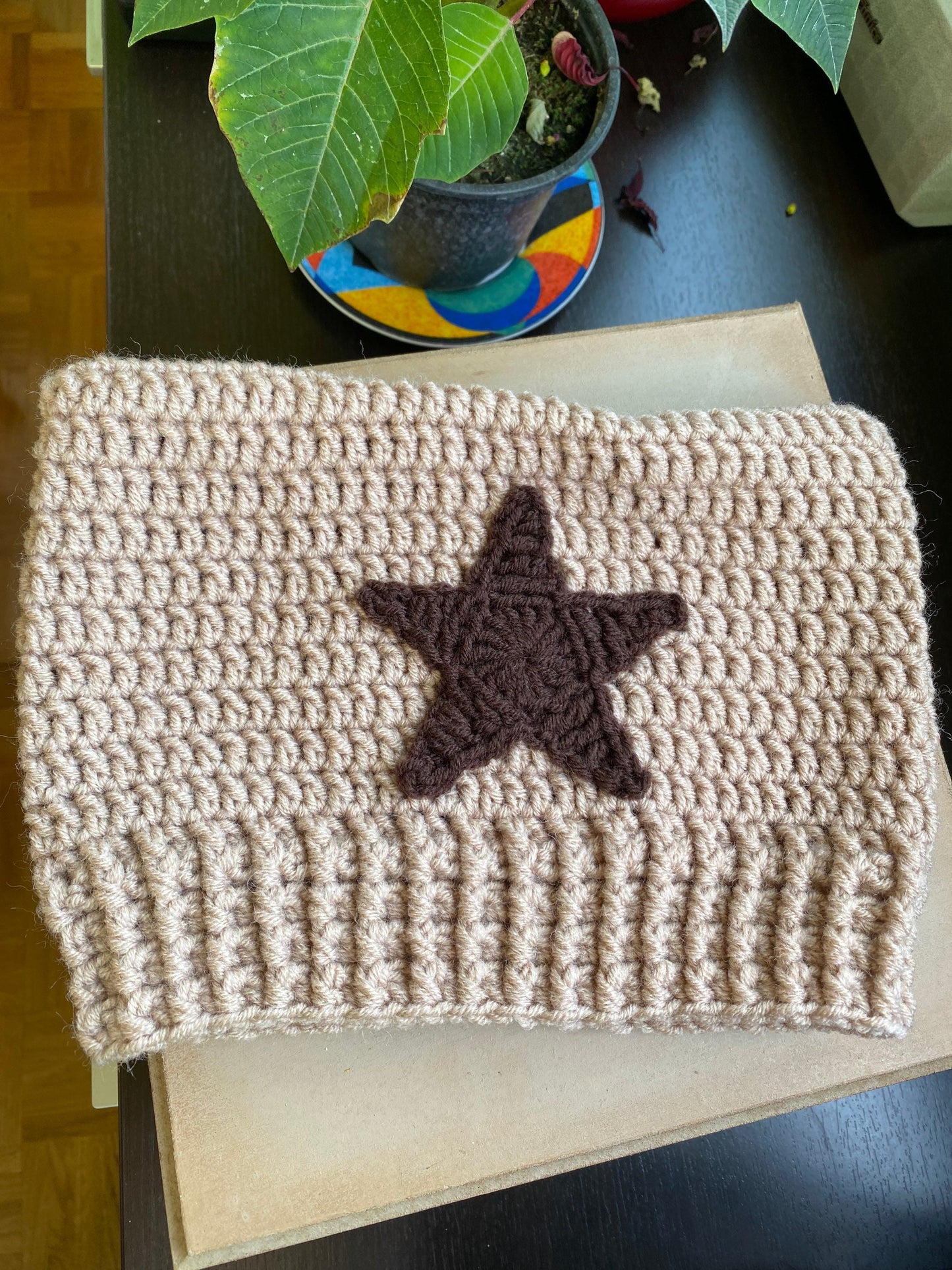 Crochet Cat Ear Beanie: Custom Star Hat, Wool Blend