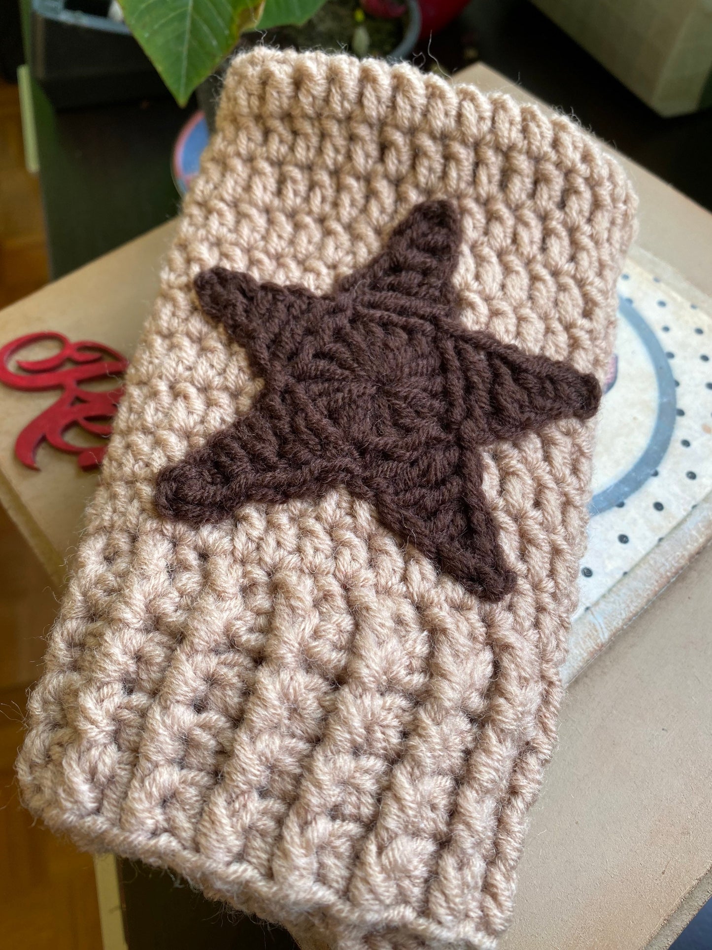 Crochet Cat Ear Beanie: Custom Star Hat, Wool Blend