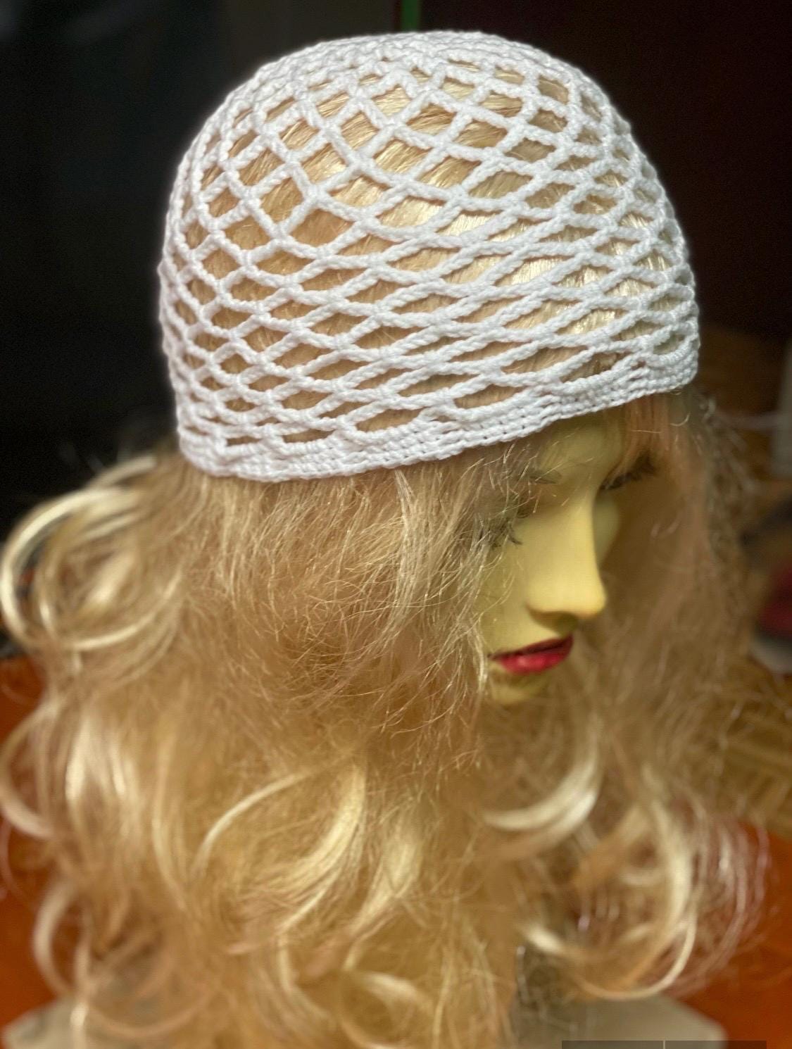 mesh crochet beanie, black mesh hat, netted mesh beanie, crochet web hat, handmade hat, emerald green beanie, mesh hat, mesh beanie, red hat